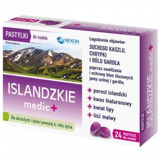 Islandzkie Medic+ pastylki...